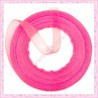45 mètres de ruban organza 10mm rose