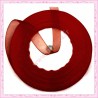 45 mètres de ruban organza 10mm rouge bordeaux