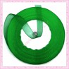 45 mètres de ruban organza 10mm vert bouteille