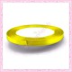 20 mètres de ruban satin 6mm jaune