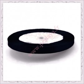 20 mètres de ruban satin 6mm noir