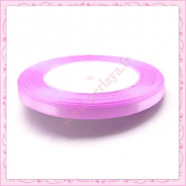 20 mètres de ruban satin 6mm violet