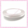 20 mètres de ruban satin 6mm blanc