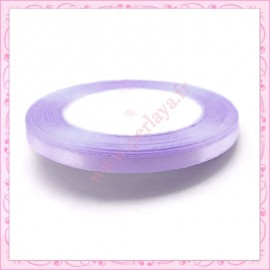 20 mètres de ruban satin 6mm violet