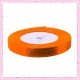 20 mètres de ruban satin 10mm orange