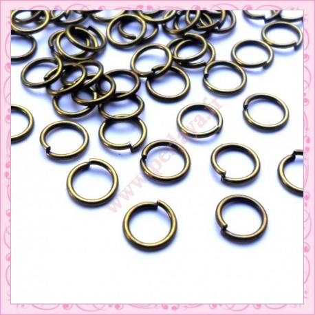 2000 anneaux bronze 6mmx1mm