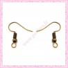  200 crochets bronze pour boucle d'oreille