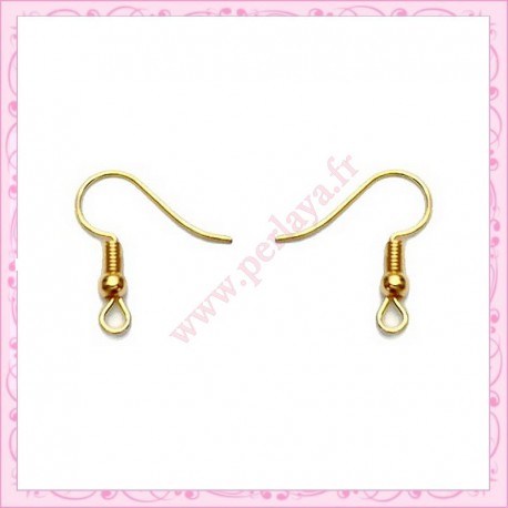 Lot de 400 crochets bronze pour boucle d'oreille