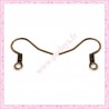 500 crochets pour boucle d'oreille bronze