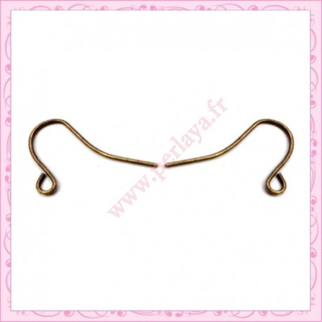 1000 crochets pour boucle d'oreille bronze