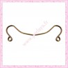 1000 crochets pour boucle d'oreille bronze