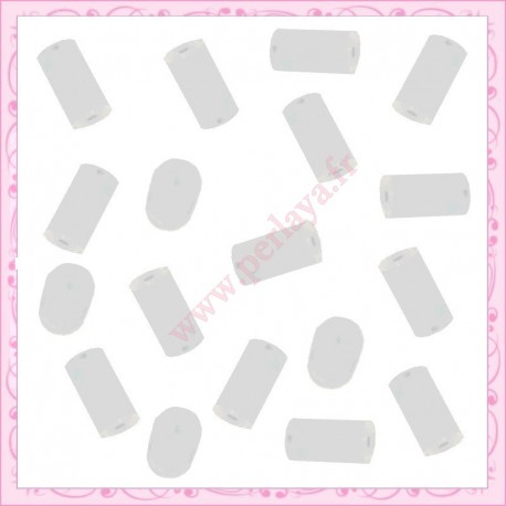 200 petits bouchons pour boucle d'oreille 4mm en plastique