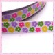 4 mètres de ruban 9mm motif fleur