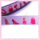 4 mètres de ruban 9mm motif maquillage