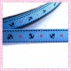 4 mètres de ruban bleu 9mm motif ancre