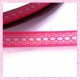 4 mètres de ruban rose 9mm motif dentelle