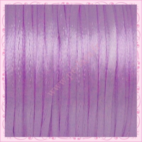 10 mètres de fil satiné queue de rat violet