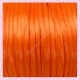 10 mètres de fil satiné queue de rat orange