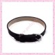 3 bracelets simili cuir noir 22cm