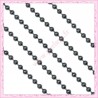  10 mètres de chaine bille noire gun métal 1.5mm