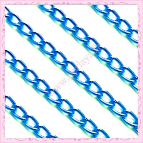 1 mètre de chaine bleu