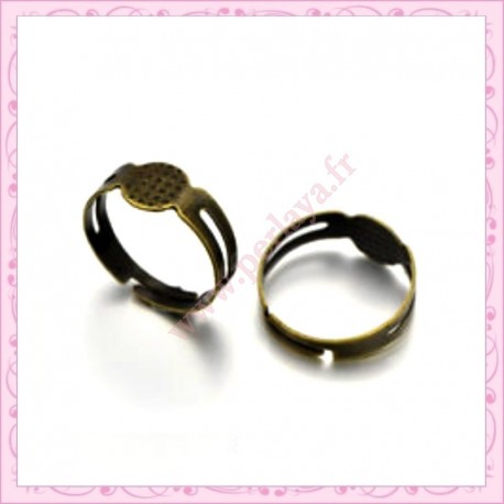 100 supports de bagues bronze