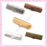 Mixte de 100 griffes 25mm doré - bronze - argenté - mat - cuivré