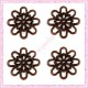 Lot de 50 estampes filigranes cuivrées 1.8cm