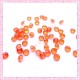 50 strass en acrylique 4,5mm orange