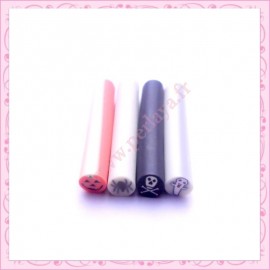  8 minis canes fimo halloween