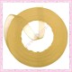 45 mètres de ruban organza 10mm pêche