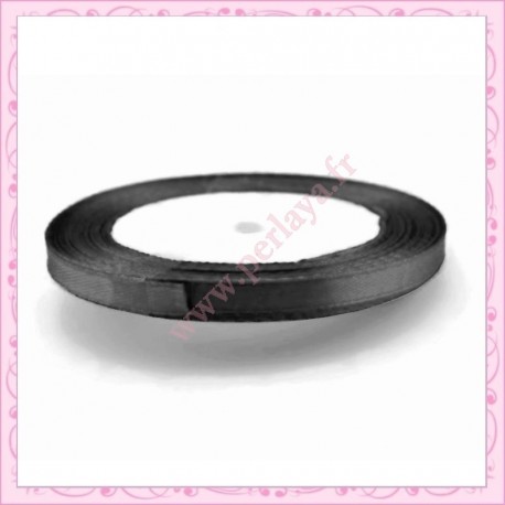 20 mètres de ruban satin 6mm blanc