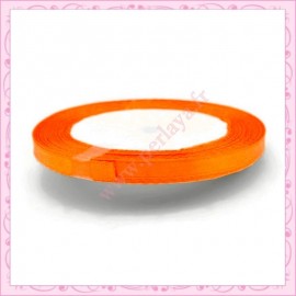 20 mètres de ruban satin 6mm vert