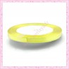 20 mètres de ruban satin 6mm jaune pastel