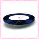 20 mètres de ruban satin 6mm bleu marine