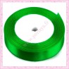23 mètres de ruban satin 12mm vert