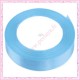 23 mètres de ruban satin 12mm bleu