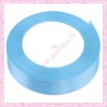 23 mètres de ruban satin 12mm bleu ciel