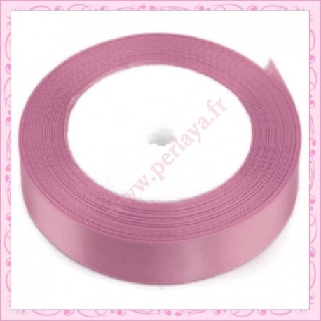 23 mètres de ruban satin 12mm bleu pastel