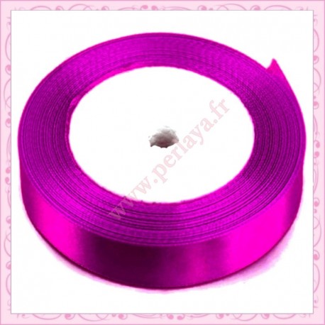 23 mètres de ruban satin 12mm violet lilas