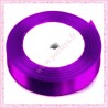 23 mètres de ruban satin 12mm violet prune