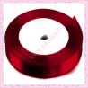 23 mètres de ruban satin 12mm rouge bordeau