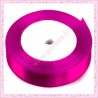 23 mètres de ruban satin 12mm rose fushia