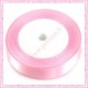 23 mètres de ruban satin 12mm rose