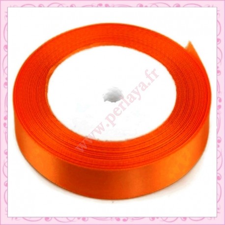 23 mètres de ruban satin 12mm vieux rose