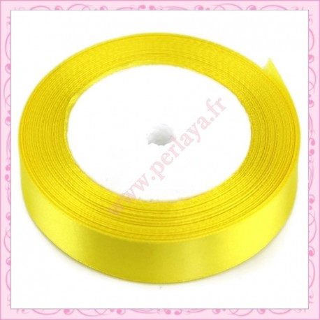 23 mètres de ruban satin 12mm orange