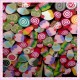 Mixte 50 canes fimo fruits