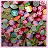 Mixte 50 canes fimo gourmandise, friandises, cupcake, gateau, glace....