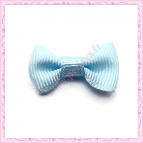 5 grandes appliques noeuds pois rose