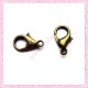 Lot de 50 fermoirs argentés 14mm